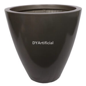 Fiberglass Planter 60CM Height CHARGOAL