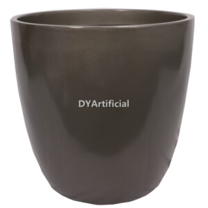 Fiberglass Planter 38CM Height CHARGOAL