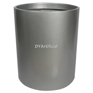 Fiberglass Planter Metal Color 52CM Height