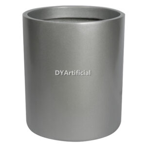 Fiberglass Planter Metal Color 41CM Height