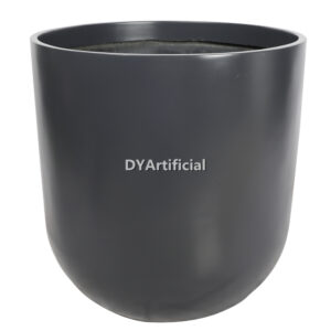 TPO-110-E Round Fiberglass Planter Customized