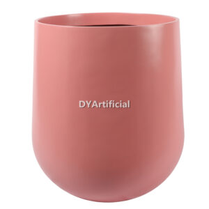 TPO-114-B Customized Fiberglass Planter Pink Color 65CM Height