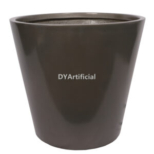 Fiberglass Planter 49CM Height CHARGOAL