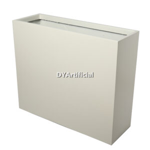 Flowering Fiberglass Planter L6 Ivory White