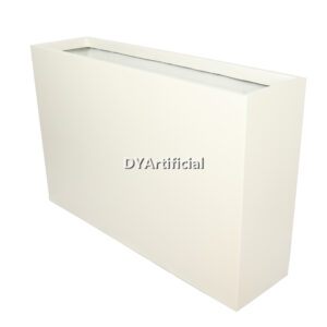 Mall Fiberglass Planter L6 Ivory White