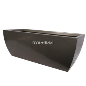 Fiberglass Planter 37CM Height CHARGOAL