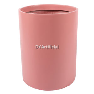 TPO-48-B Customized Fiberglass Planter Pink Color 50CM Height