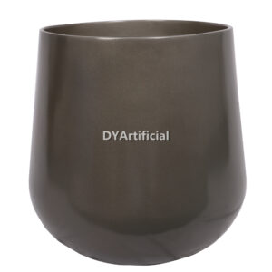 Fiberglass Planter 40CM Height CHARGOAL
