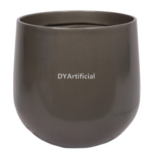 Fiberglass Planter 30CM Height CHARGOAL