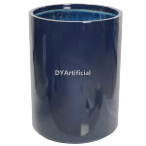 Fiberglass Planter Blue Color 80CM Height