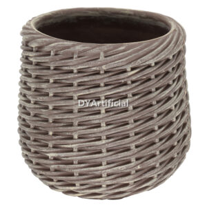 TPP-03 EVA Planter Brown 25CM Diameter by 24CM Height