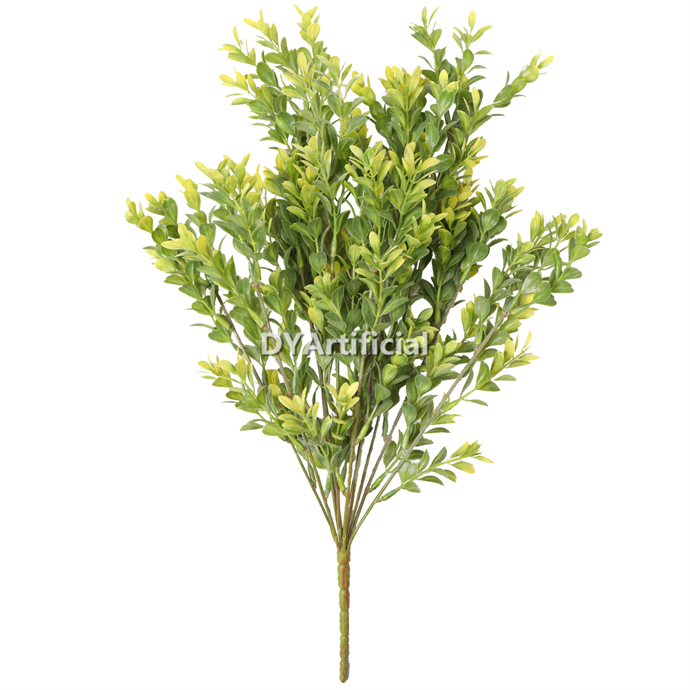 49CM Artificial Big Buxus Plants Yellow Green