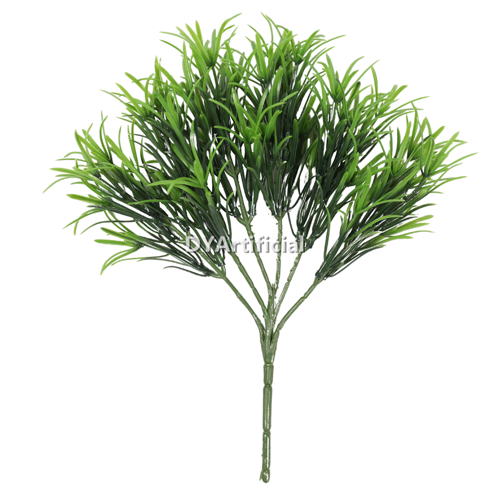 31CM Artificial Winter Grass Plants Green