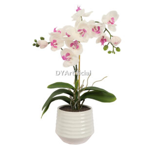 Artificial Orchids In Ceramic Pot 54CM Height