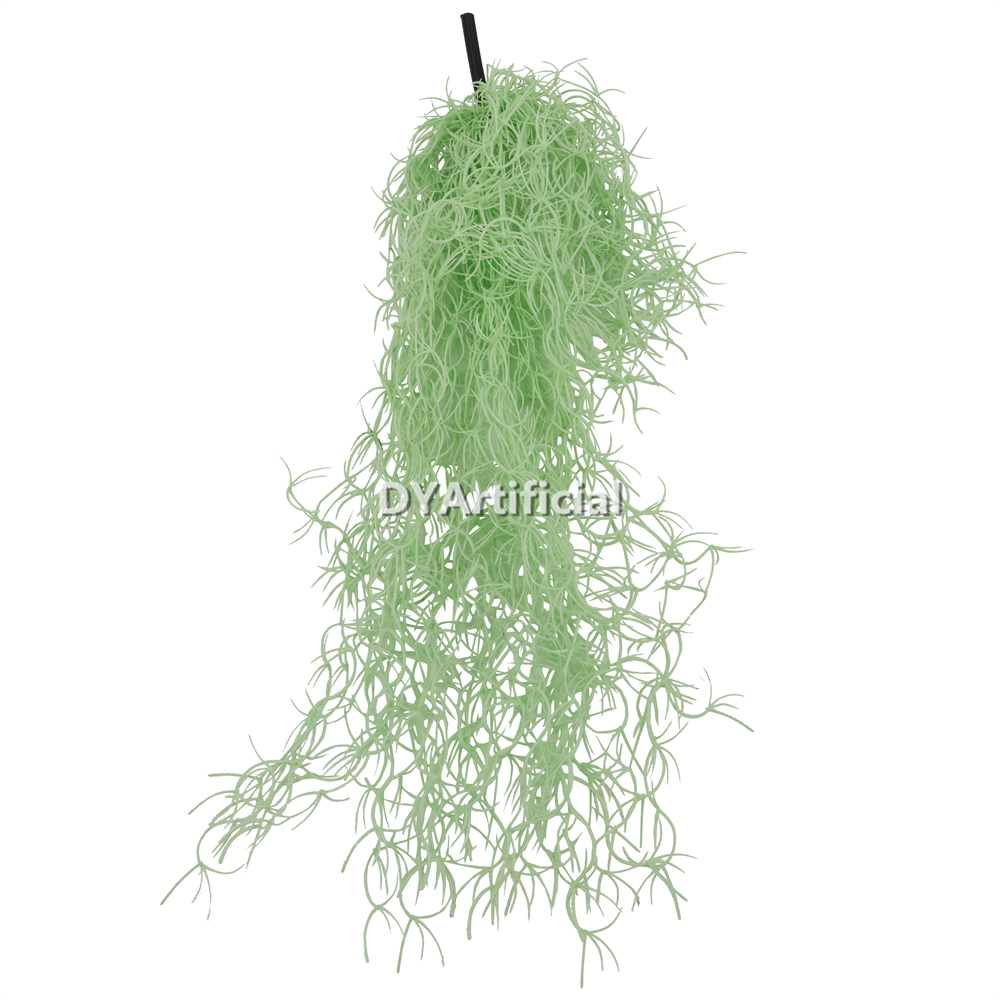 Artificial Old Man Beard Dense 59CM Length in White Green UV FR
