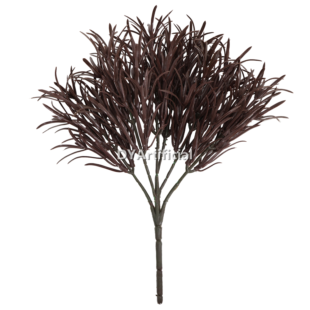 31CM Artificial Winter Grass Plants Brown