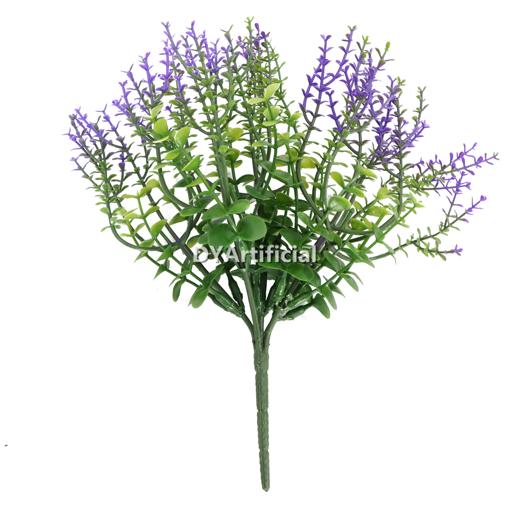 Small Artificial Baby's Breath Bush 25CM Length in Purple