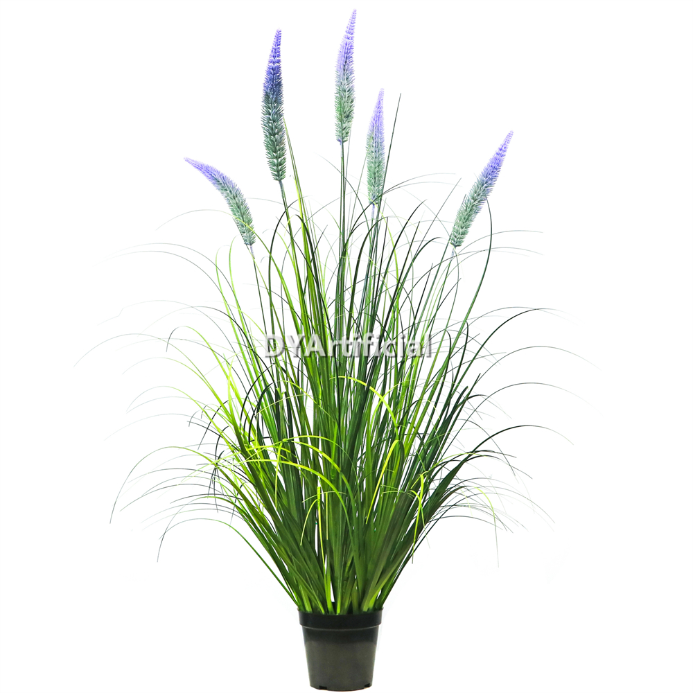 Artificial Purple Wolftail Grass Plants 100CM Height