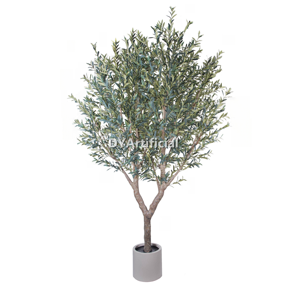 300CM Height Artificial Olive Tree with White Pot Indoor