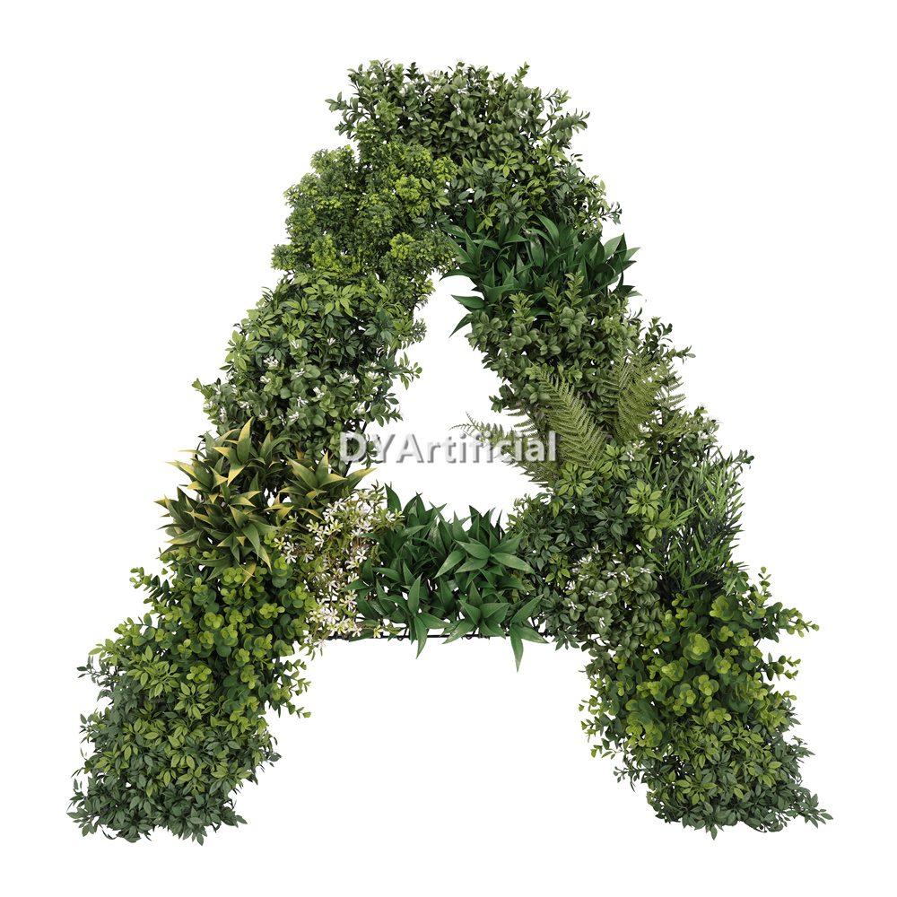 Customized Plants Wall Letter A