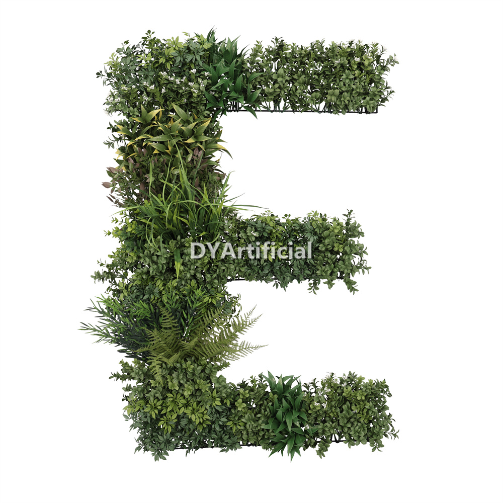 Customized Plants Wall Letter E