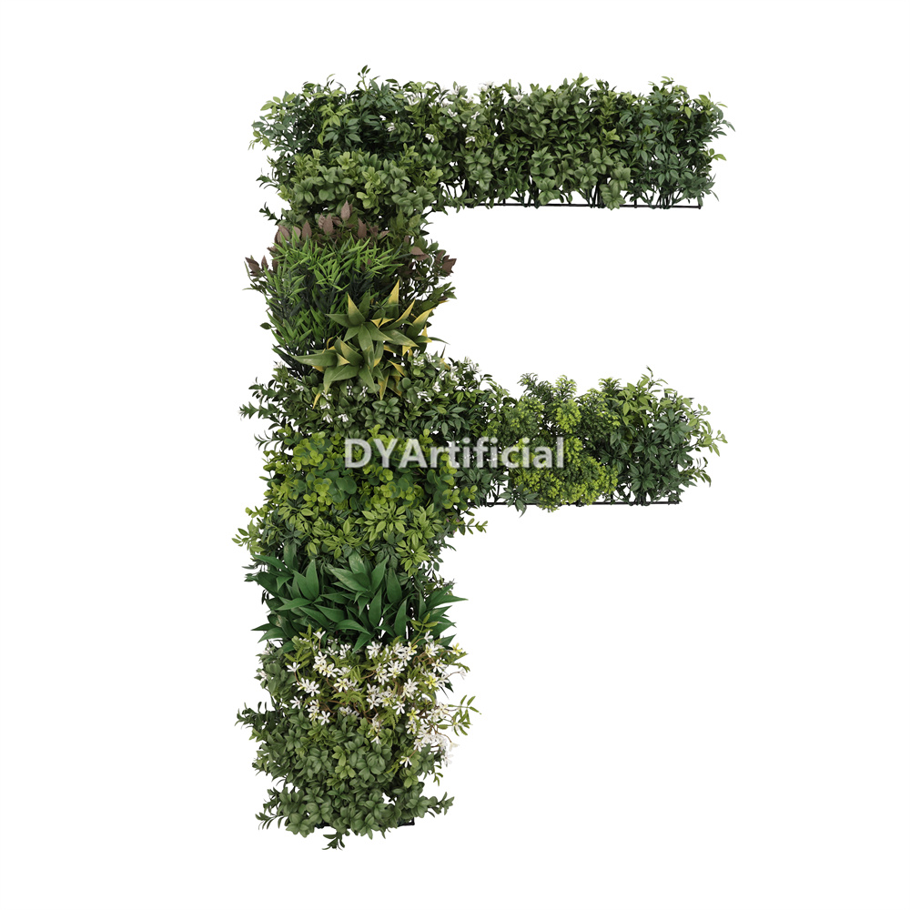 Customized Plants Wall Letter F