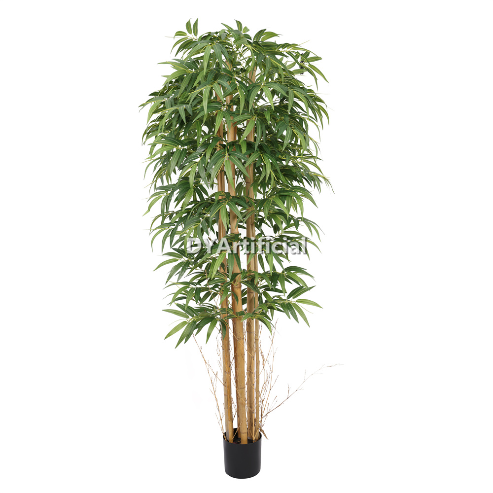 Premium Big Trunks Artificial Green Bamboo Tree 210CM Height Indoor