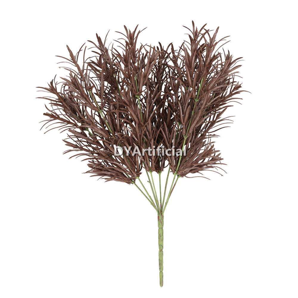 40CM Length Artificial Podocarpus Plant Brown