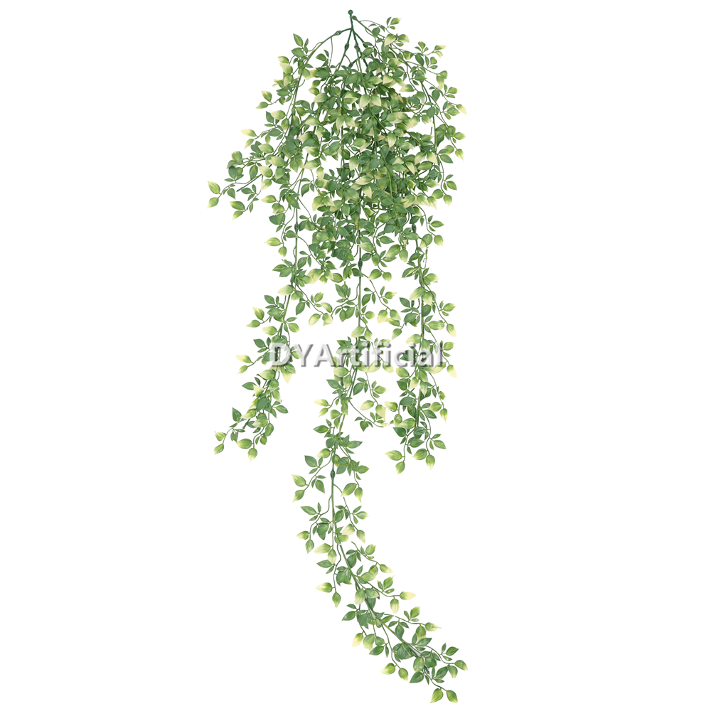 Artificial Nandina Domestica Hanging 125CM Length Light Yellow Green Outdoor UV Protected