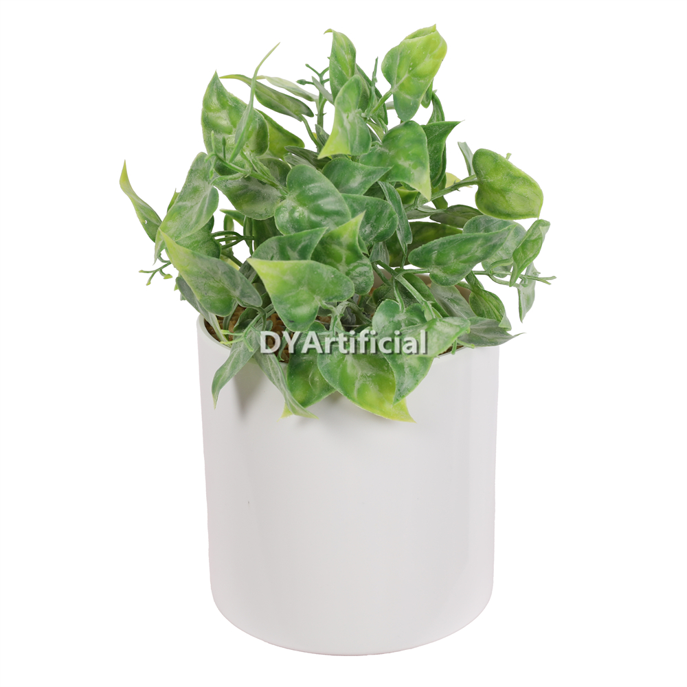 Artificial Plants In Melamine Pot 19CM Height Indoor