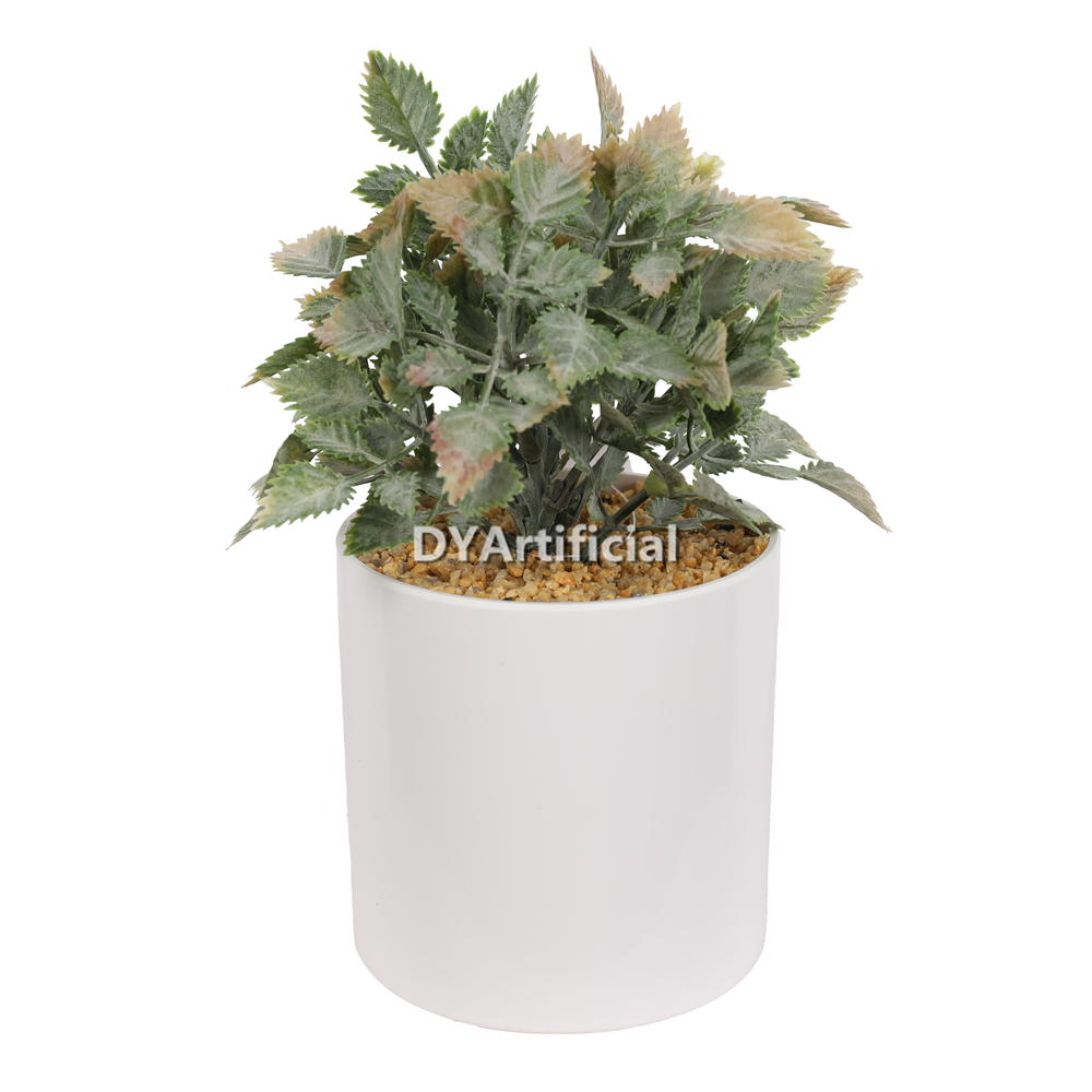 Artificial Plants In Melamine Pot 20CM Height Indoor