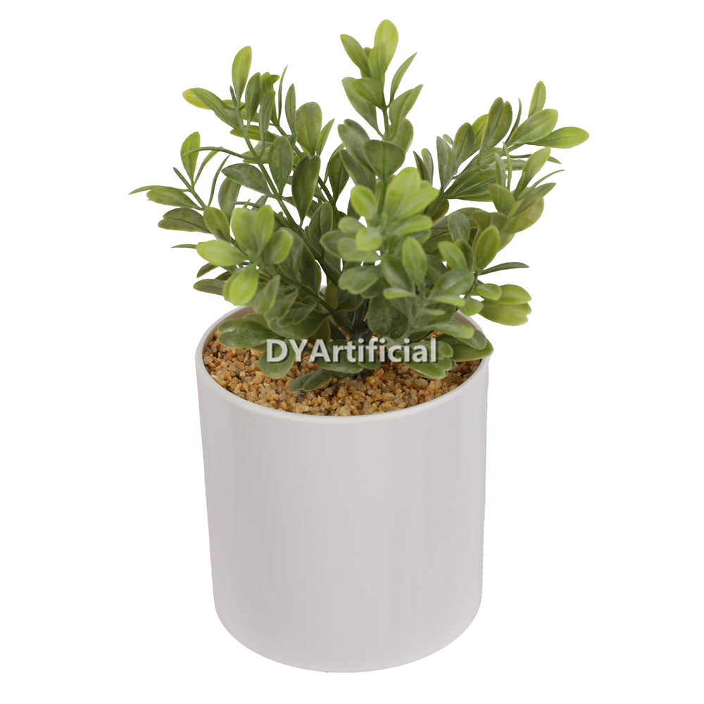 Artificial Plants In Melamine Pot 20.5CM Height Indoor