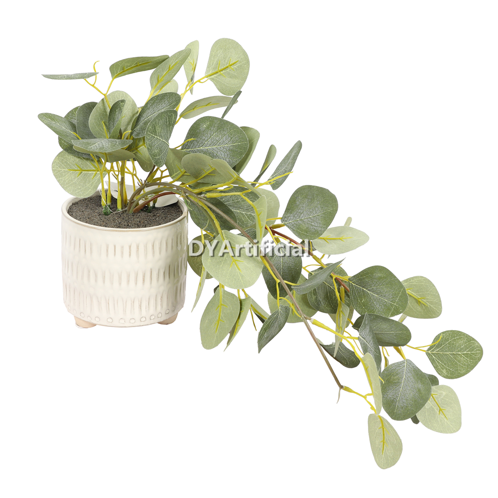 Artificial Plant In Ceramic Pot 26CM Height Indoor