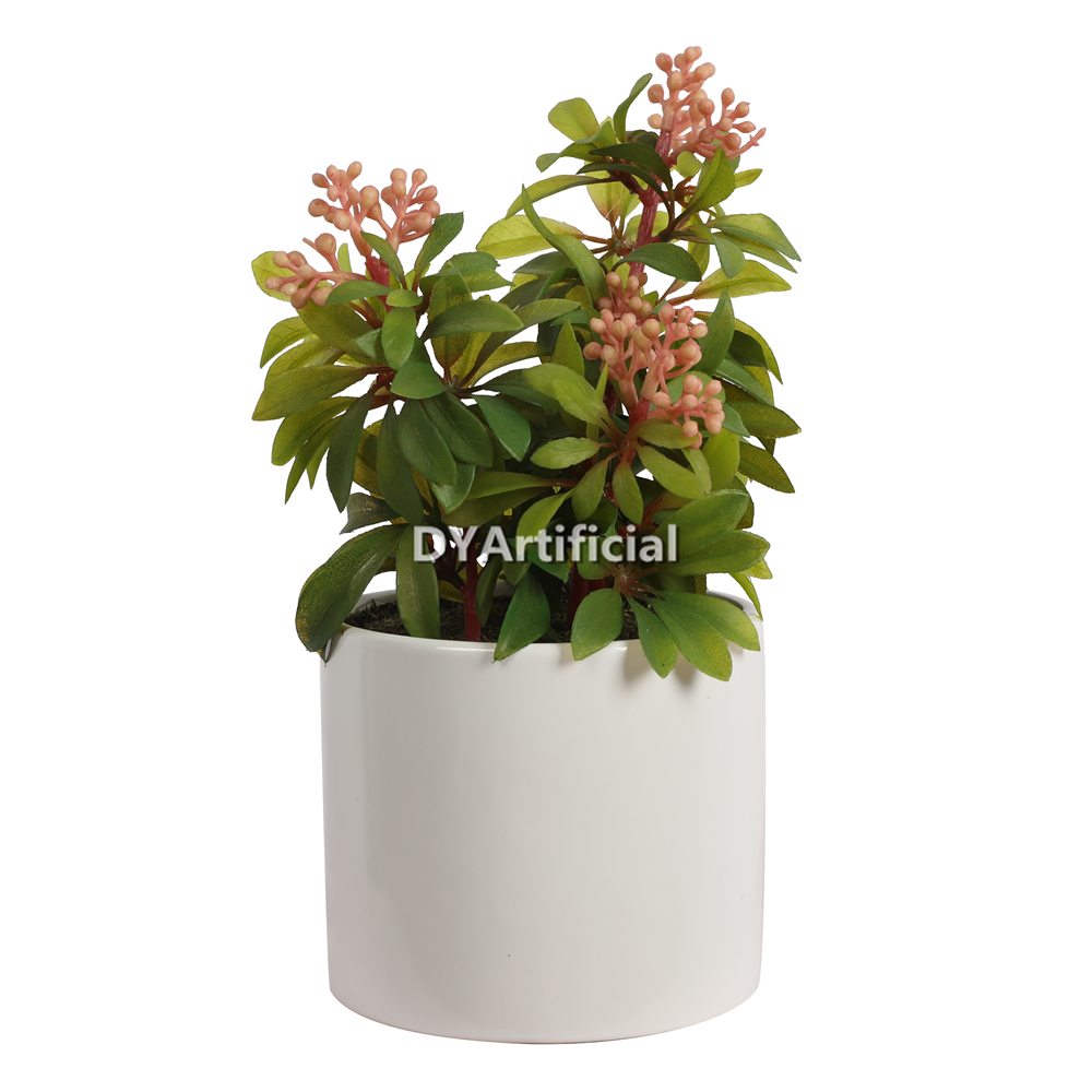 Potted Flowers Green Plants 17CM Height Indoor