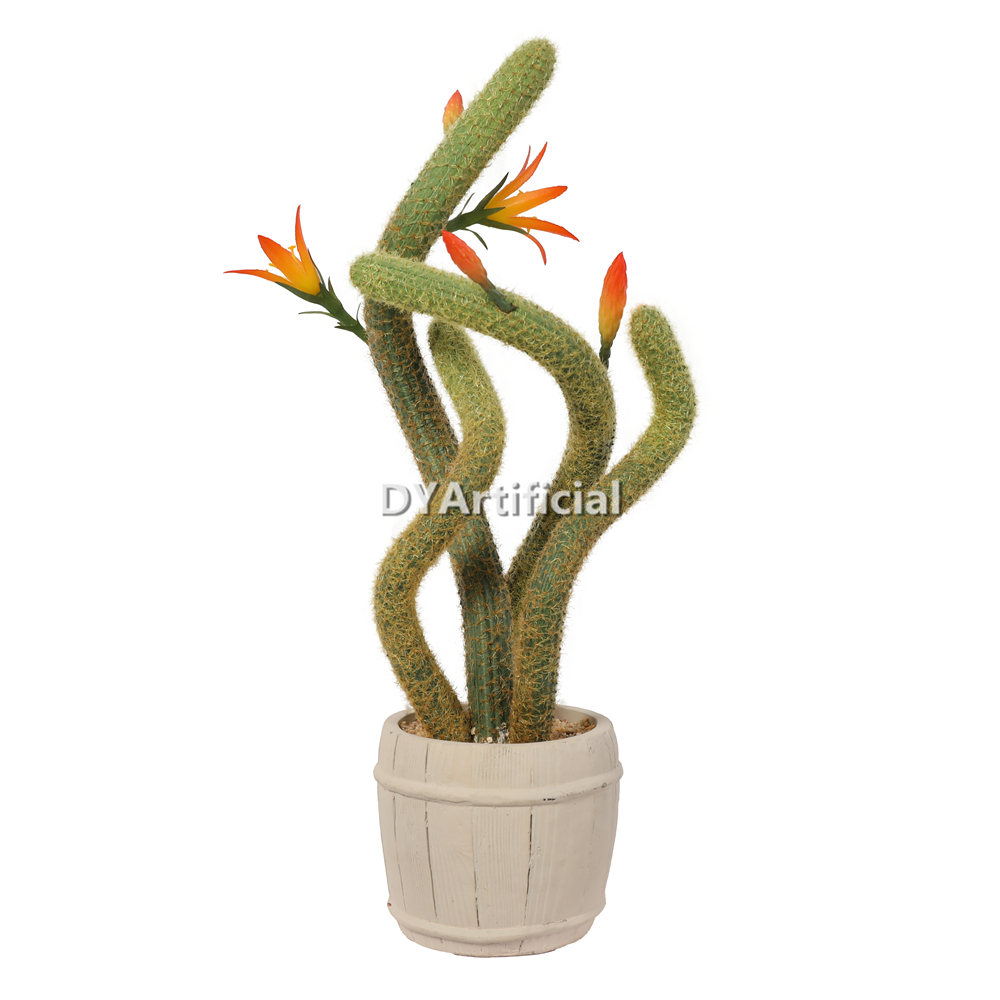 Cactus With Flowers 43.5cm Indoor