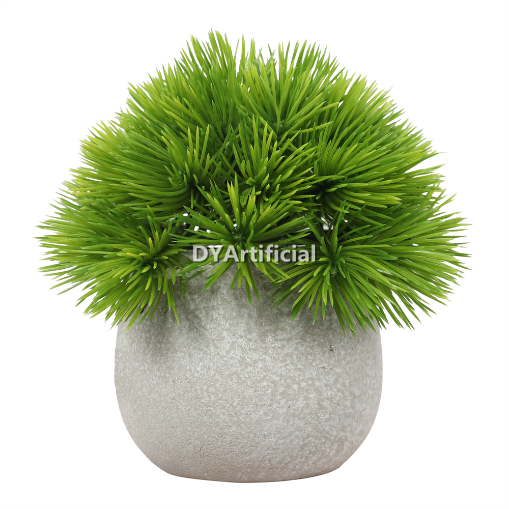 Artificial Pinecone Plant With Ppapr Pots 15cm Indoor