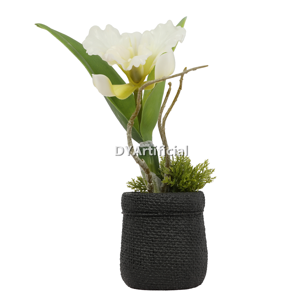 Artificial Cattelan Potted Plant 23CM Height Indoor
