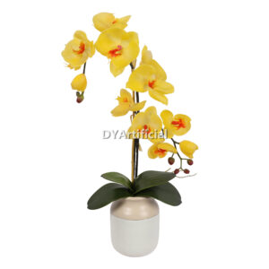 Artificial Butterfly Orchid In Ceramic Pot 55CM Height
