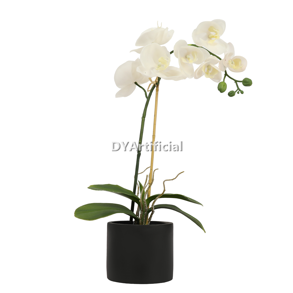 Artificial Orchids In Ceramic Pot 46CM Height