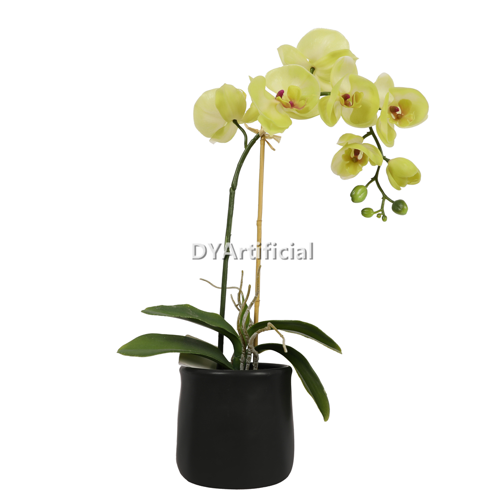 Artificial Orchids In Ceramic Pot 46CM Height