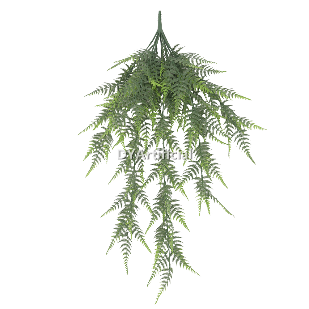 Artificial Slim Fern Hanging Bush 70CM Length