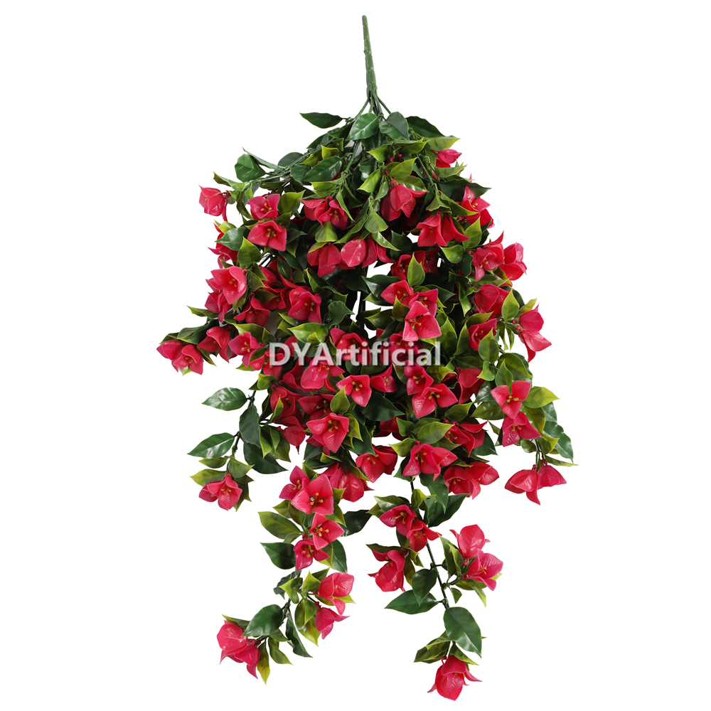 Gardenia leaf Hanging Vines (Fuchsia and Rose Red) 90CM UV Protected