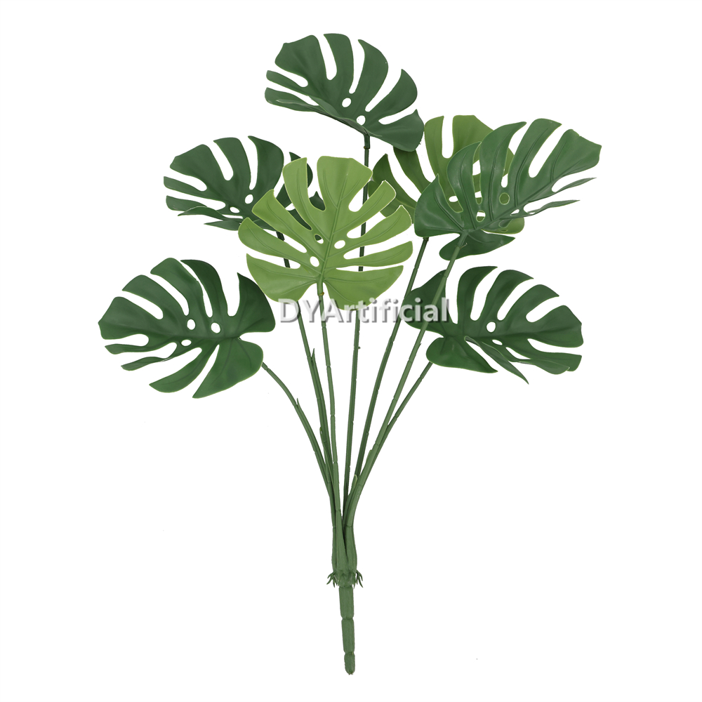 Artificial Monstera Bush Deliciosa 63CM Length Light Green UV Protected