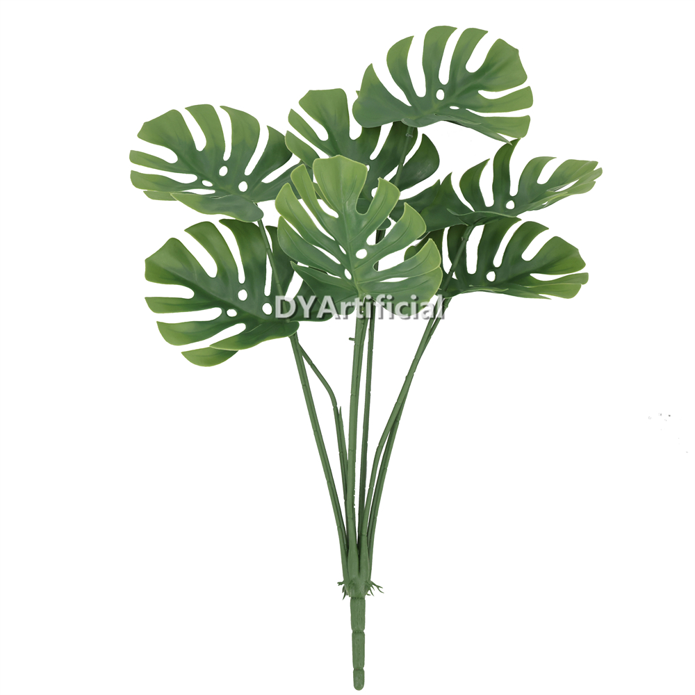 Artificial Monstera Bush Deliciosa 63CM Length Double Green UV Protected