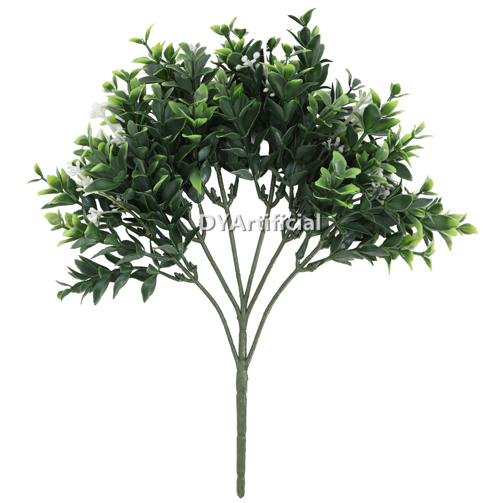 Duck tongue Foliage UV Single leaf 30CM with White Flowers