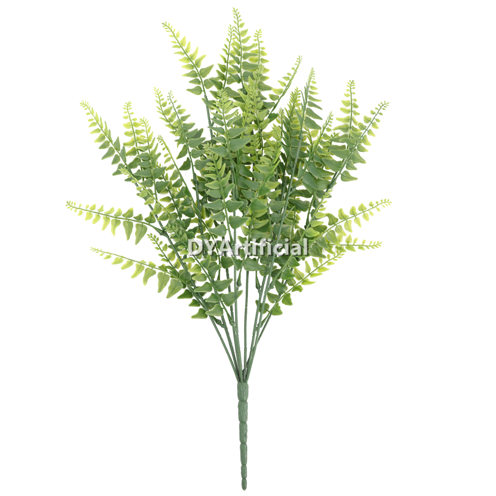 52CM Length Dark Green Artificial Fern Bush UV, NO FR
