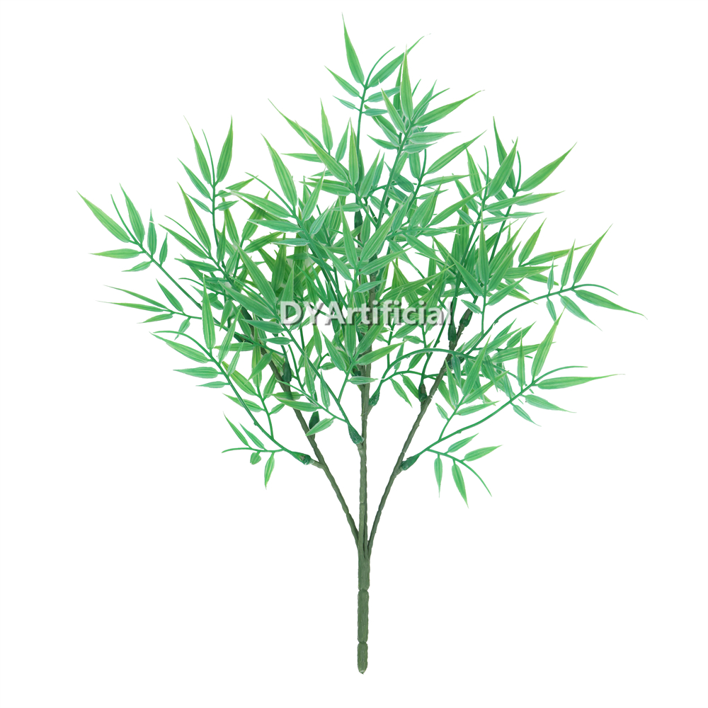 Artificial Bamboo Foliages Green 35CM