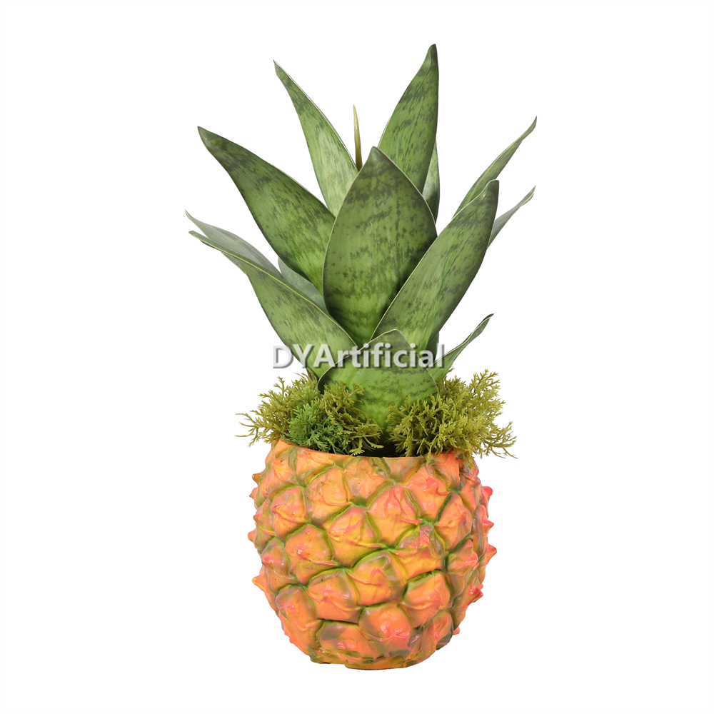 Artificial Leaves In Eva Pot 29CM Height