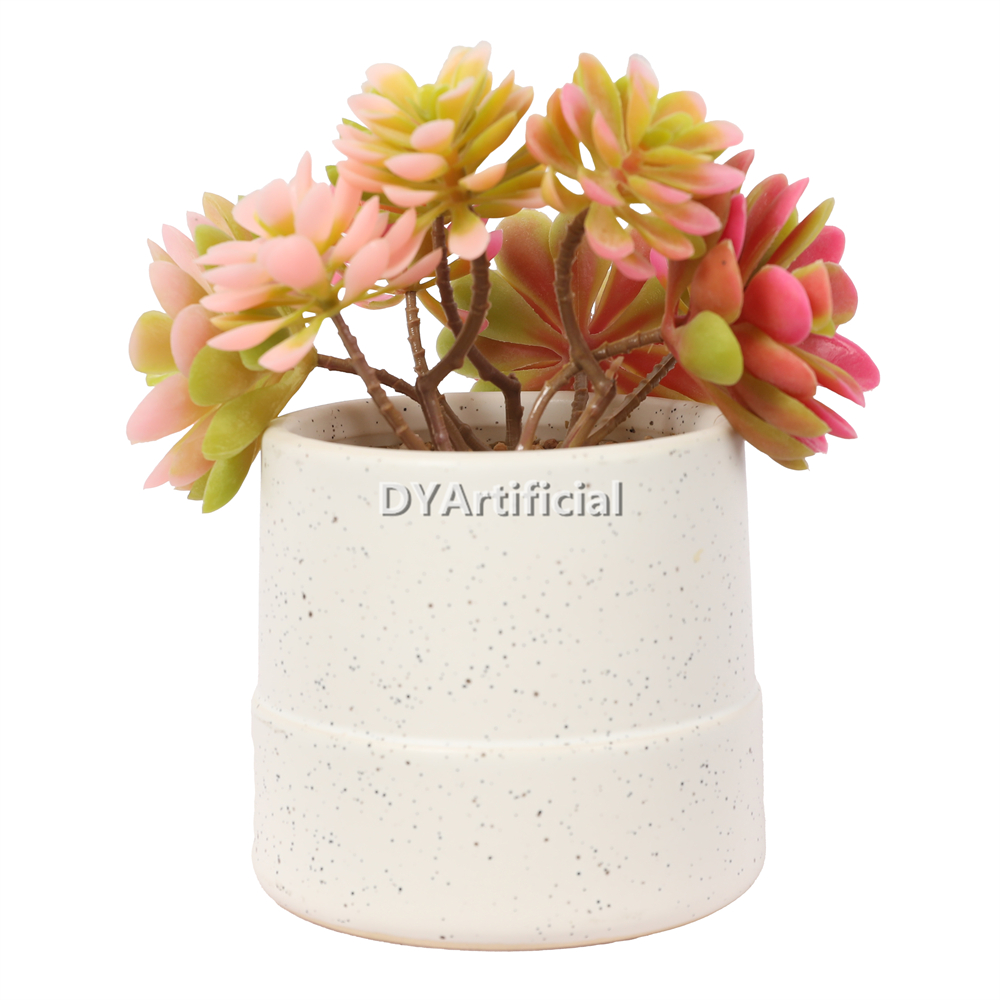 Lotus In Ceramic Pot 16CM Height