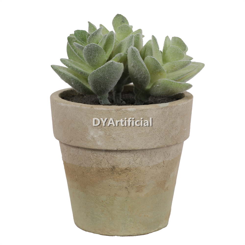 Artificial Succulent Plants In Paper Pot 9.5CM Height